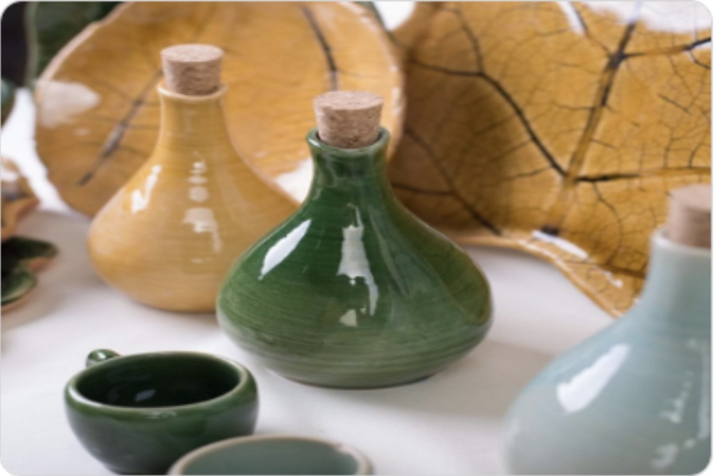 Ceramics display