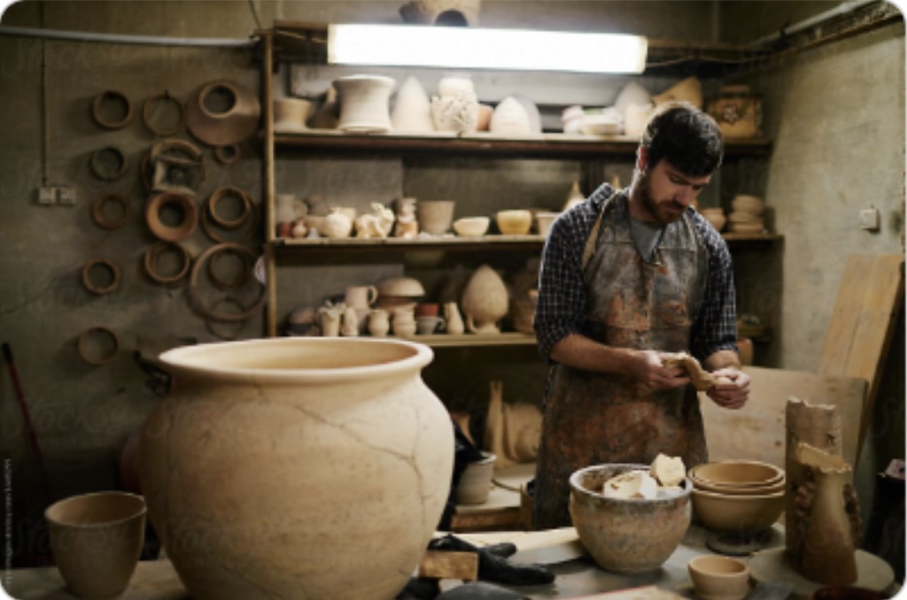 Artisan at work